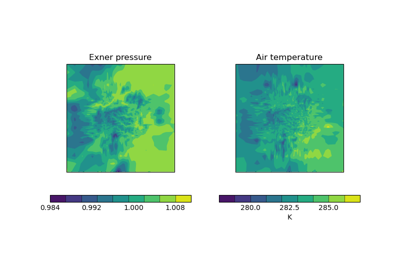 Deriving Exner Pressure and Air Temperature